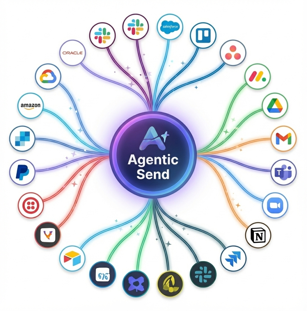 Agentic Send Integrations Ecosystem