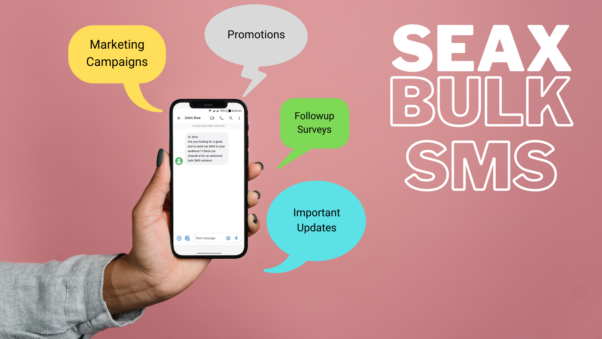 SeaX Bulk SMS: For Faster, More Effective Customer Outreach