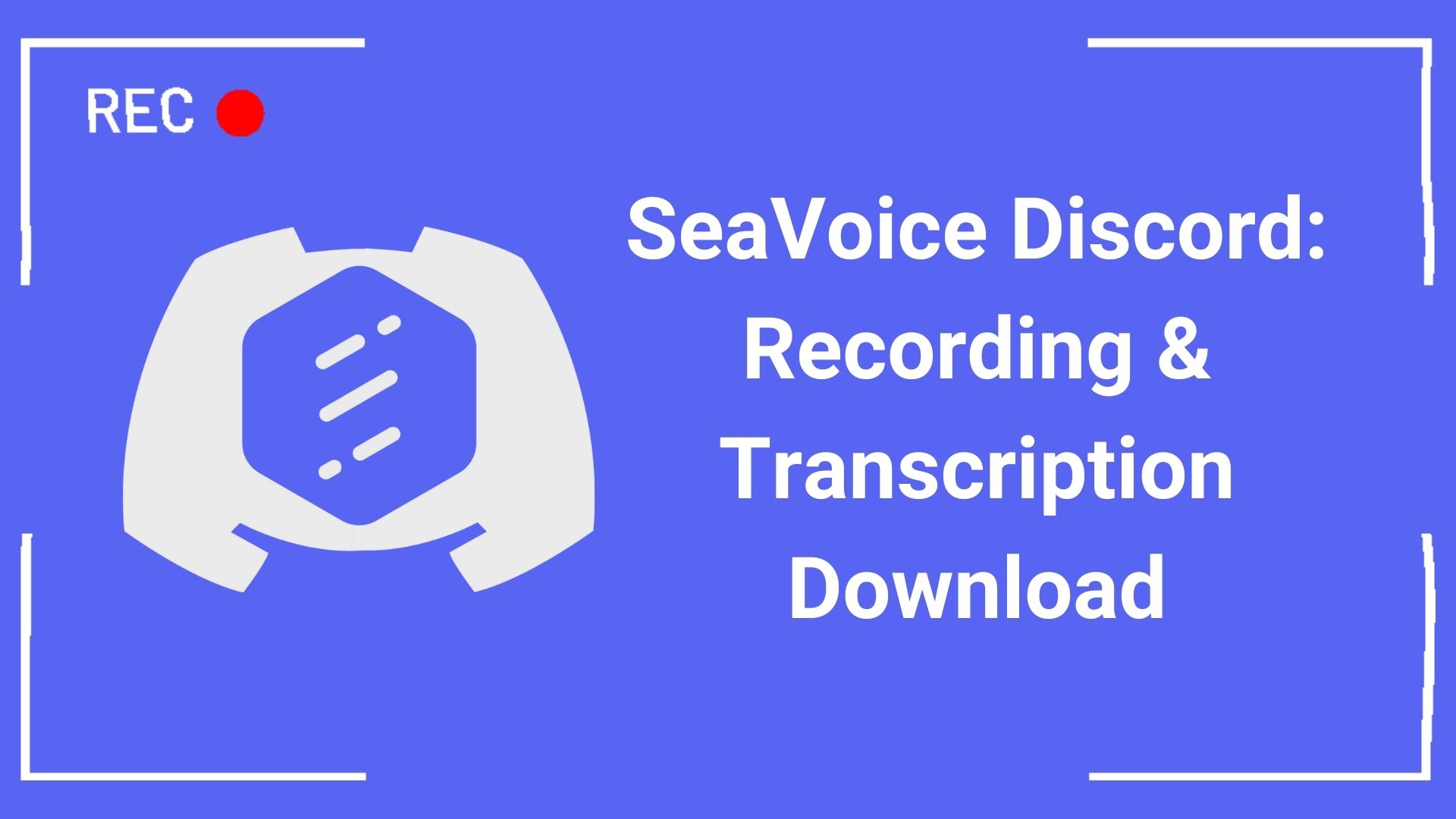 SeaVoice STT/TTS Discord Bot: The First to Provide Downloadable Voice Recording with AI Transcriptions