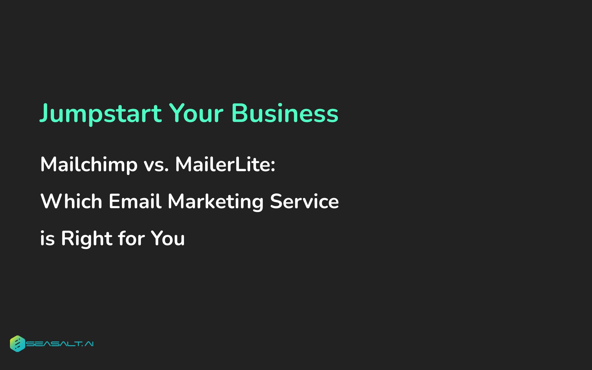 Mailchimp vs. MailerLite: Which Email Marketing Service is Right for You in 2025?
